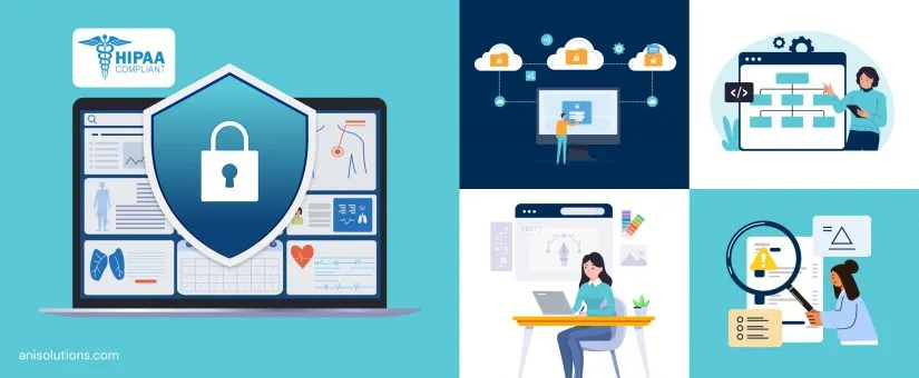 Article cover: How to Design Secure HIPAA-Compliant EHR Architecture