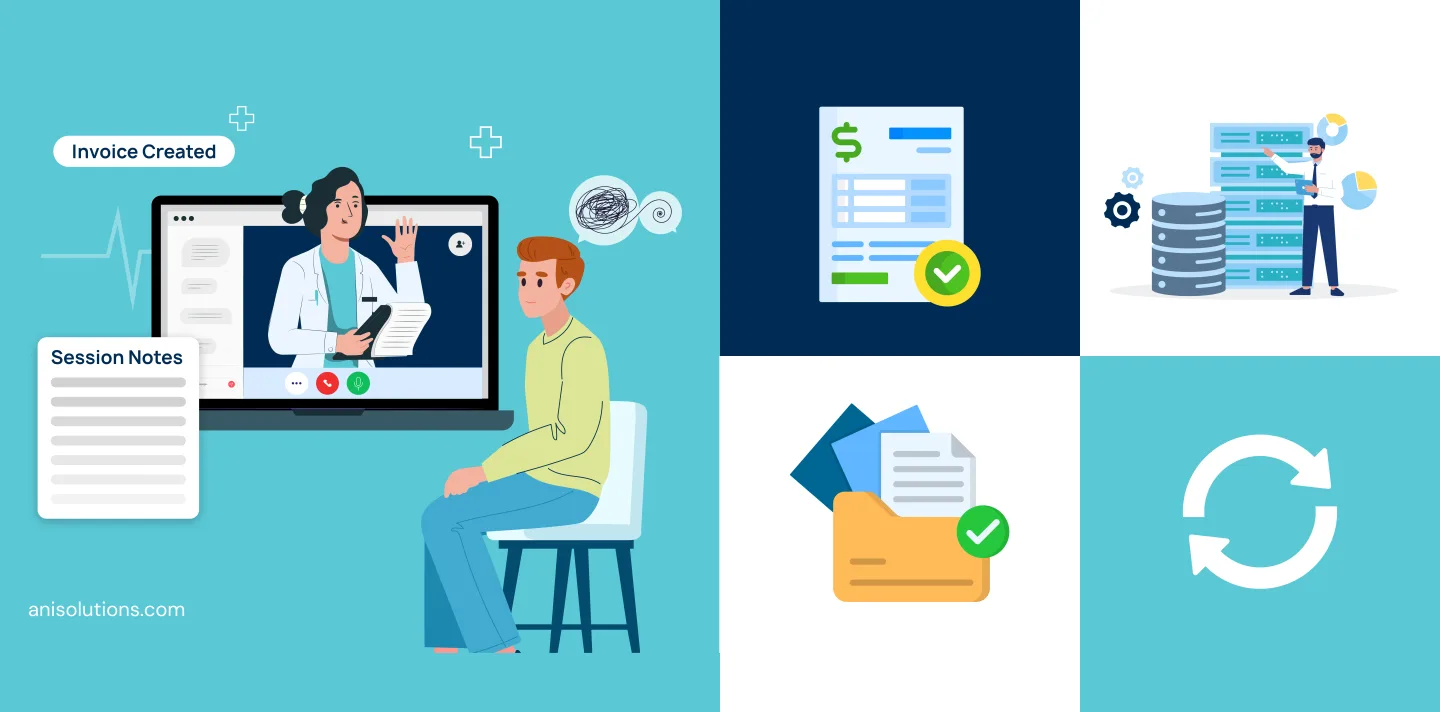 Article cover: Telehealth-EHR Integration for Behavioral Health: Automating Session Notes & Billing