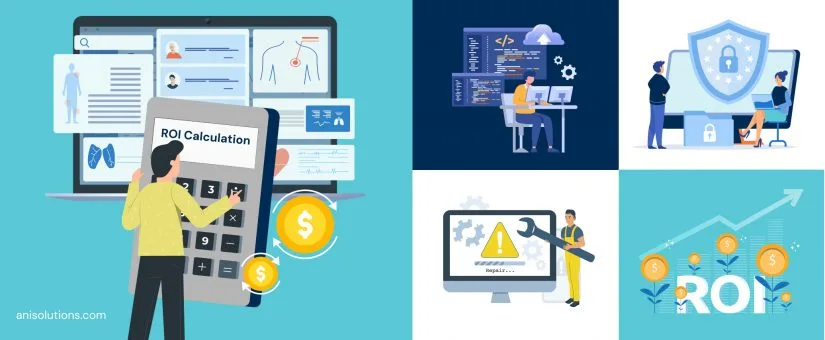 Article cover: Custom EHR ROI Calculator: Calculate ROI for EHR