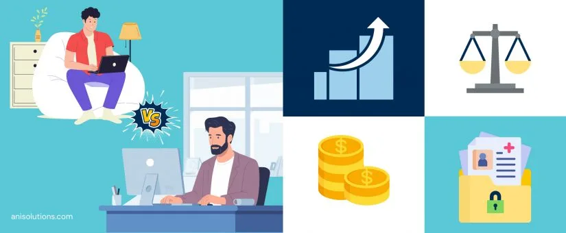 Article cover: Freelance vs Full-Time EHR Developers: Cost & Compliance