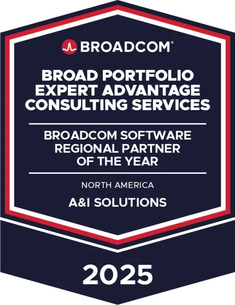 Broadcom 2025 North America portfolio consulting badge