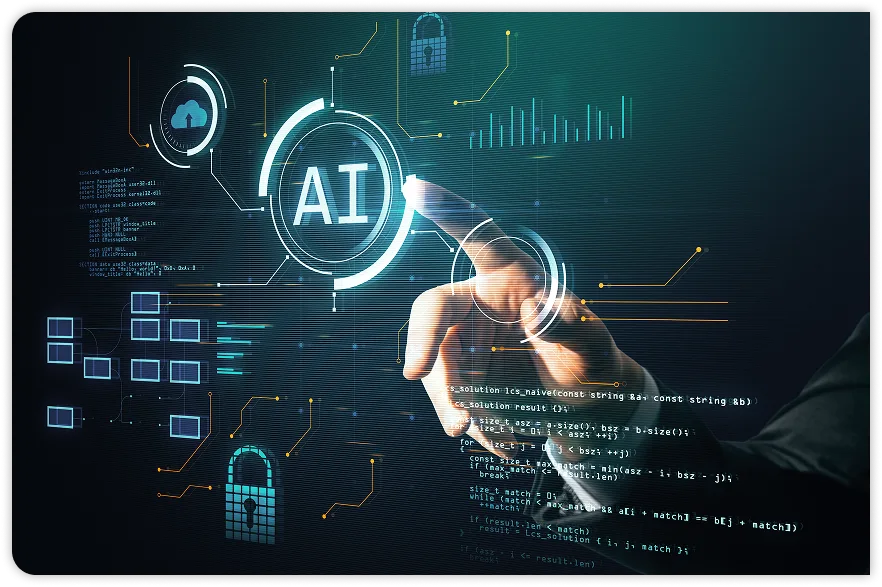 Illustration of an AI-enabled software factory