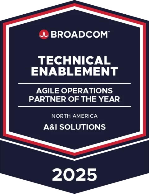 Broadcom North America technical enablement badge